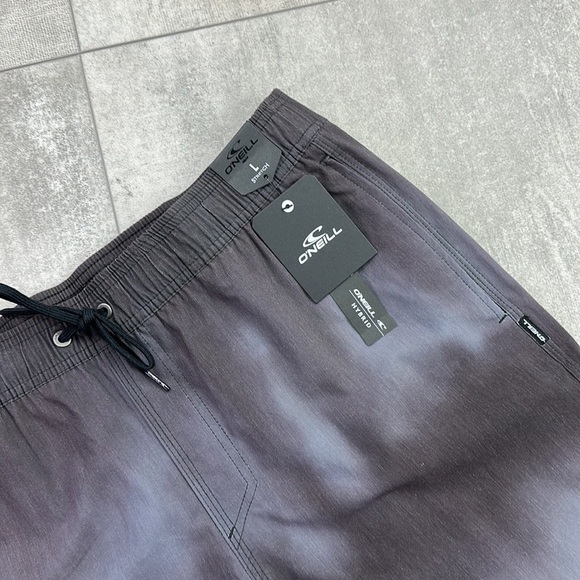 🔹O’NEILL🔹STOCKTON PRINTE- WAIST hybrid elastic waist every day shorts swim dry - Picture 5 of 10